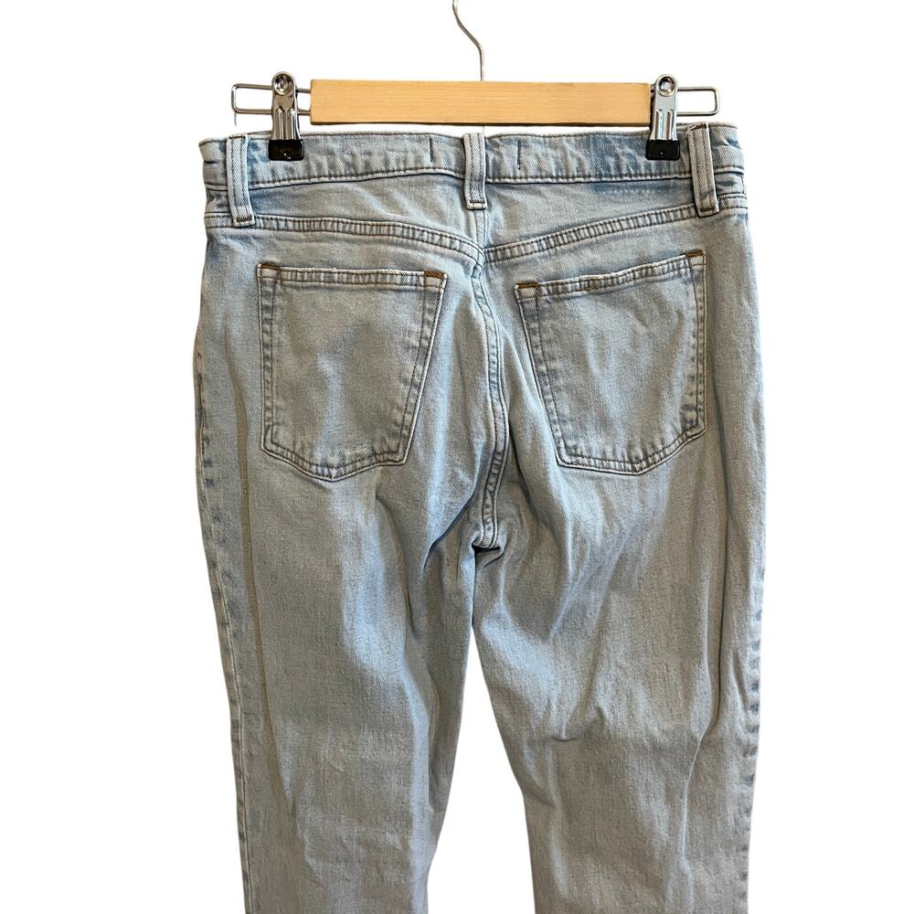 Abercrombie & Fitch A&F The Skinny High Rise Distressed Jeans Light Wash 27 / 4s - Picture 5 of 8